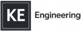 ke engineering logo z napisem